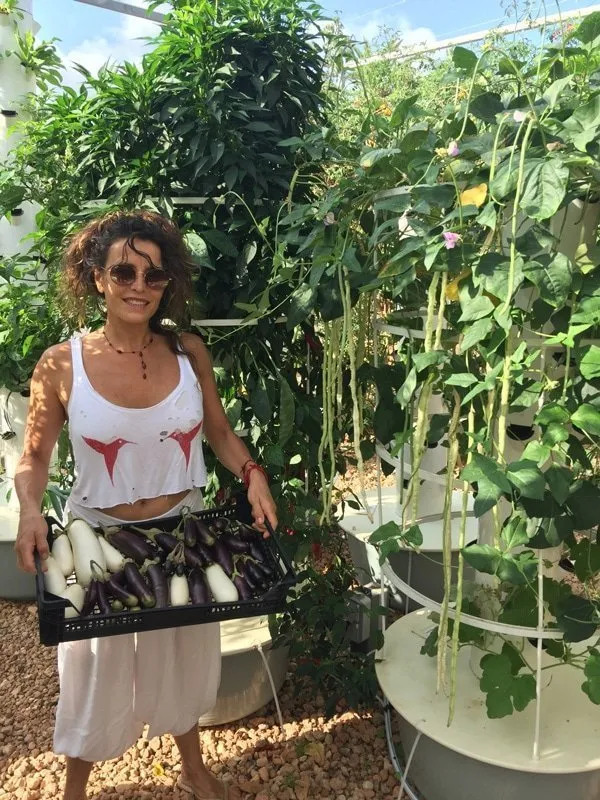 tower-garden-yardlong-beans