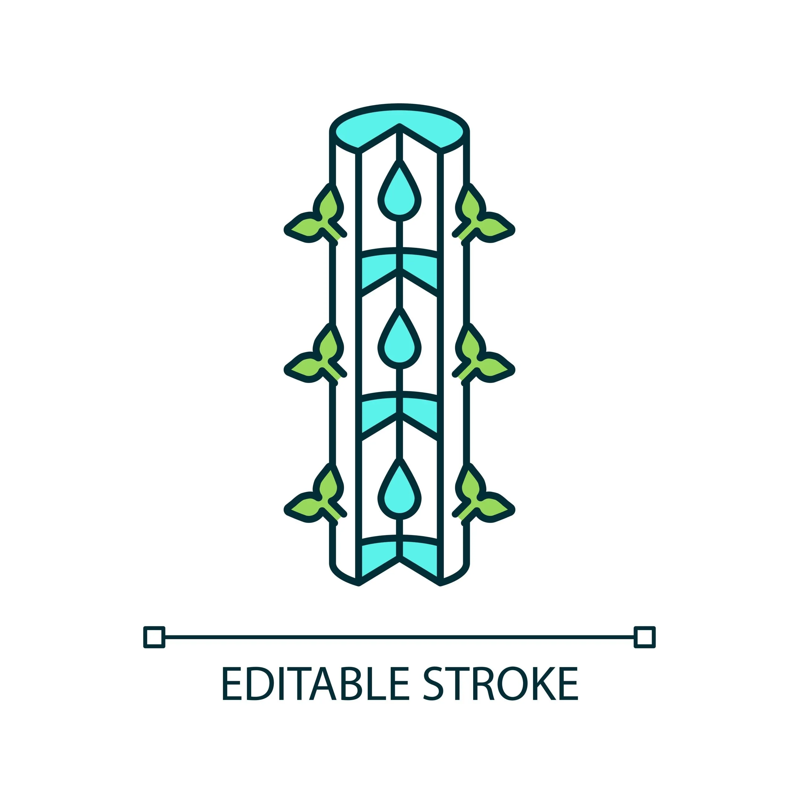 2d,Customizable,Tower,Systems,Icon,Representing,Vertical,Farming,And,Hydroponics